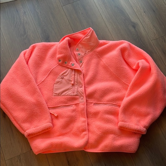 FP Movement Free People Hit The Slopes Fleece Jacket LG - Picture 5 of 7